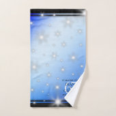 Elegant 67th Star Sapphire Wedding Jubileum Bad Handdoek (Handdoek)