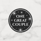 Elegant 67th Star Sapphire Wedding Jubileum Confetti (Kleine voorkant)