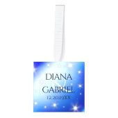 Elegant 67th Star Sapphire Wedding Jubileum Decoratie (Voorkant)