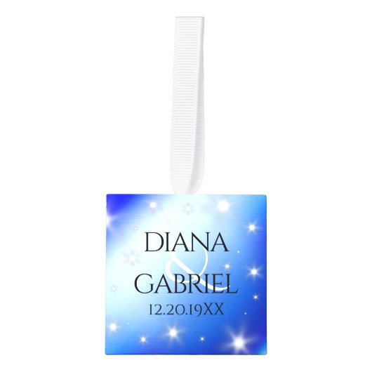 Elegant 67th Star Sapphire Wedding Jubileum Decoratie (Voorkant)