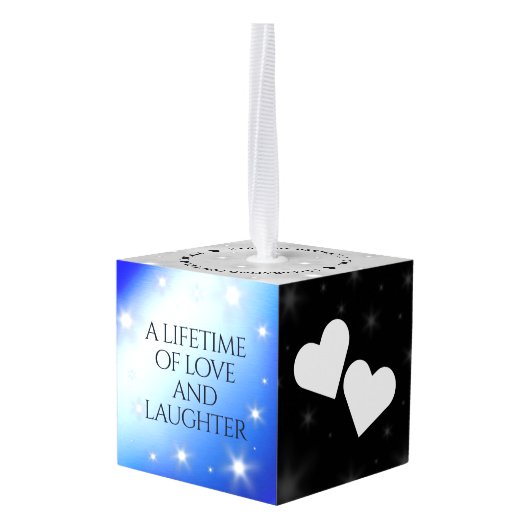 Elegant 67th Star Sapphire Wedding Jubileum Decoratie (Achter hoekig)