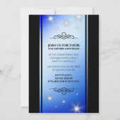 Elegant 67th Star Sapphire Wedding Jubileum Kaart (Achterkant)