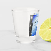 Elegant 67th Star Sapphire Wedding Jubileum Shot Glas (Links)