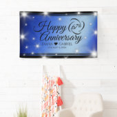 Elegant 67th Star Sapphire Wedding Jubileum Spandoek (Insitu)