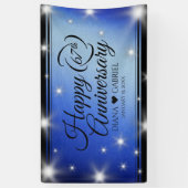 Elegant 67th Star Sapphire Wedding Jubileum Spandoek (Verticaal)