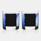 Elegant 67th Star Sapphire Wedding Jubileum Whisky Glas (Rechts)