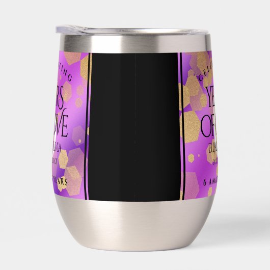 Elegant 6e Amethyst Wedding Jubileum (Rechts)