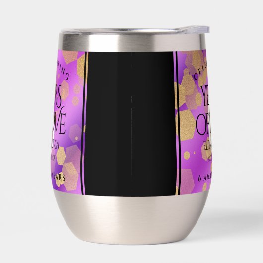 Elegant 6e Amethyst Wedding Jubileum (Links)