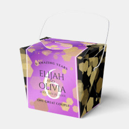 Elegant 6e Amethyst Wedding Jubileum Bedankdoosjes
