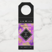 Elegant 6e Amethyst Wedding Jubileum Flessenhanger (Achterkant)