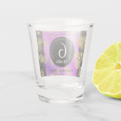 Elegant 6e Amethyst Wedding Jubileum Shot Glas (Achterkant)