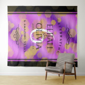 Elegant 6e Amethyst Wedding Jubileum Wandkleed (In Situ (horizontaal))