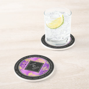 Elegant 6e Amethyst Wedding Jubileum Zandsteen Onderzetter