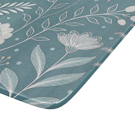 Elegant 6x7 Glass Cutting Board with Stylish Desig Snijplank (Hoek)