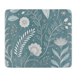 Elegant 6x7 Glass Cutting Board with Stylish Desig Snijplank