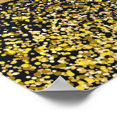 Elegant 70 & Fabulous Gold Glitter 70th Birthday Poster (Hoek)