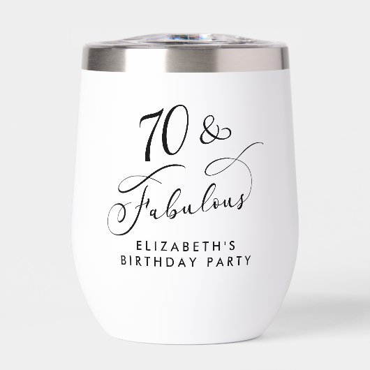 Elegant 70e verjaardag (Voorkant)