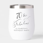 Elegant 70e verjaardag (Achterkant)