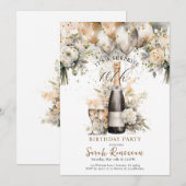 Elegant 70e Verrassingsverjaardagsfeestje Kaart (Voorkant / Achterkant)