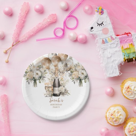 Elegant 70e Verrassingsverjaardagsfeestje Papieren Bordje (Feest)