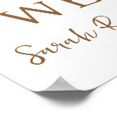 Elegant 70e Verrassingsverjaardagsfeestje Poster (Hoek)