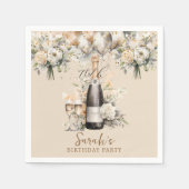 Elegant 70e Verrassingsverjaardagsfeestje Servet (Voorkant)