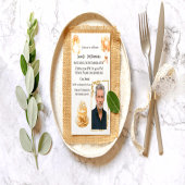 Elegant 70th Birthday Photo Party Invitation for H Kaart