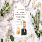 Elegant 70th Birthday Photo Party Invitation for H Kaart