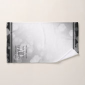 Elegant 70th Platinum Wedding Jubileum Bad Handdoek (Handdoek)