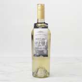 Elegant 70th Platinum Wedding Jubileum Flessenhanger (Op fles)