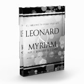 Elegant 70th Platinum Wedding Jubileum Fotoblokken (Links)