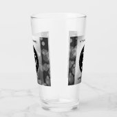 Elegant 70th Platinum Wedding Jubileum Glas (Rechts)