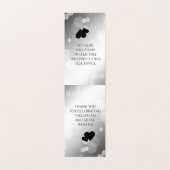 Elegant 70th Platinum Wedding Jubileum Kaart (Binnenkant ongevouwen)