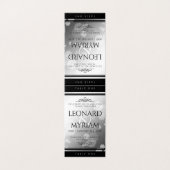 Elegant 70th Platinum Wedding Jubileum Kaart (Buitenkant ongevouwen)