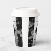 Elegant 70th Platinum Wedding Jubileum Papieren Bekers (Links)