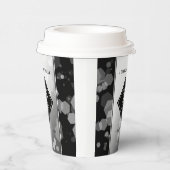 Elegant 70th Platinum Wedding Jubileum Papieren Bekers (Rechts)