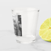Elegant 70th Platinum Wedding Jubileum Shot Glas (Rechts)