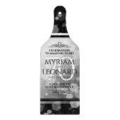 Elegant 70th Platinum Wedding Jubileum Snijplank (Voorkant)