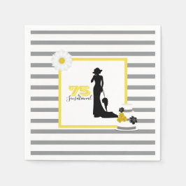 Elegant 75 & SENSATIONAL 75th Birthday Party Servet