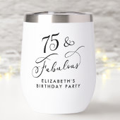 Elegant 75e verjaardagsfeestje