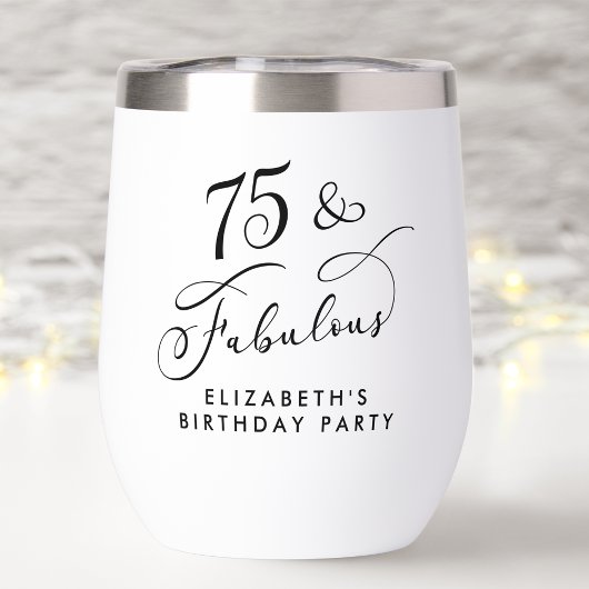 Elegant 75e verjaardagsfeestje