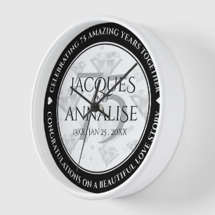 Elegant 75th Diamond Bruiloft Jubileum