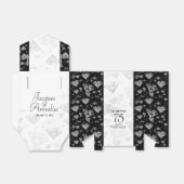 Elegant 75th Diamond Bruiloft Jubileum Bedankdoosjes (Uitgevouwen)