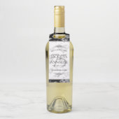 Elegant 75th Diamond Bruiloft Jubileum Flessenhanger (Op fles)