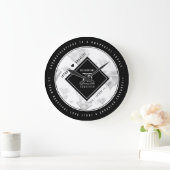 Elegant 75th Diamond Bruiloft Jubileum Grote Klok (Huis)