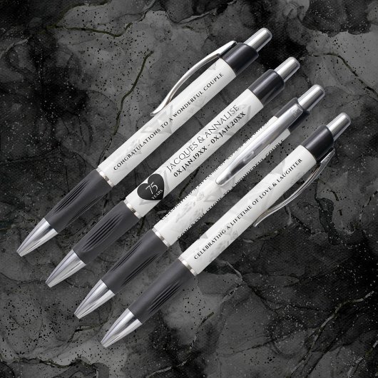 Elegant 75th Diamond Bruiloft Jubileum Pen