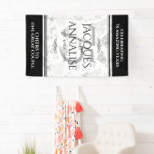 Elegant 75th Diamond Bruiloft Jubileum Spandoek (Insitu)