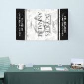 Elegant 75th Diamond Bruiloft Jubileum Spandoek (Beurs)