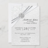 Elegant 75th Diamond Jubileum Design Kaart (Voorkant)