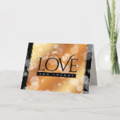 Elegant 7e 22e 49e Copper Wedding Jubileum Bedankkaart (Voorkant)